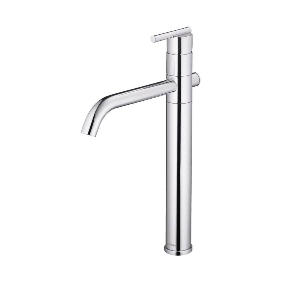 Parma 1H Vessel Filler Single Hole Mount w/ Metal Grid Strainer 1.2gpm Chrome