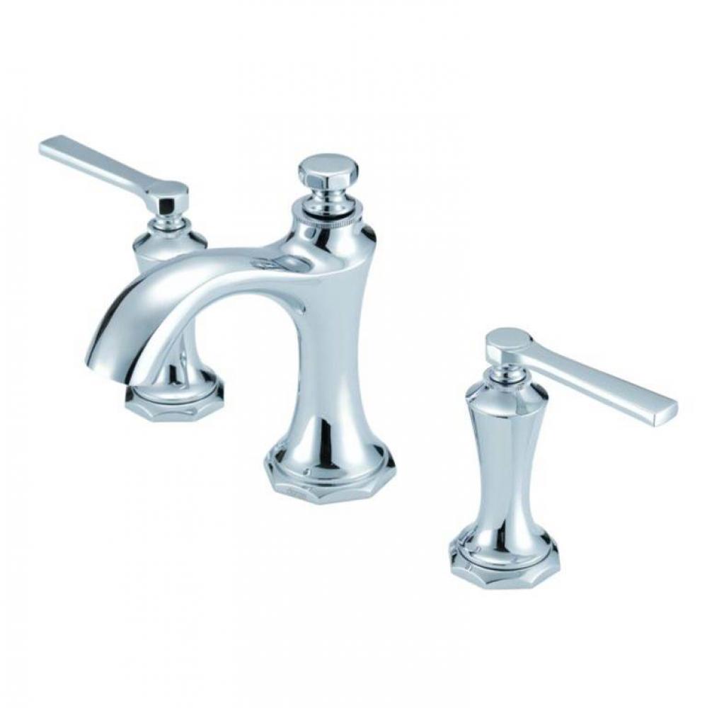 Draper 2H Widespread Lavatory Faucet w/ Metal Pop-Up Drain 1.2gpm Chrome