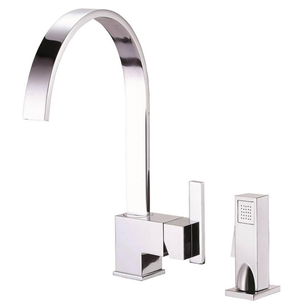 Sirius 1H Kitchen Faucet w/ Spray 1.75gpm Chrome