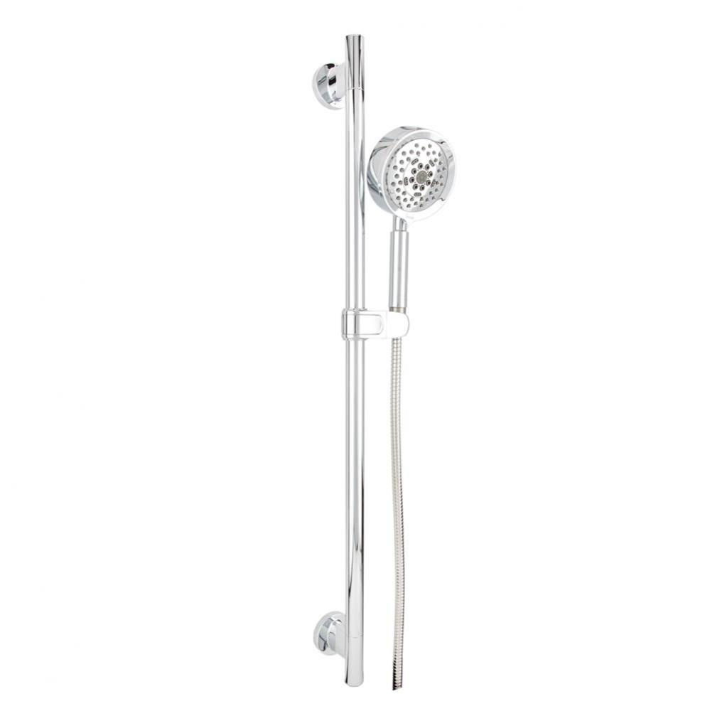 Versa 30'' Slide Bar Assembly w/ Parma 5 Function Handshower 2.5gpm Chrome