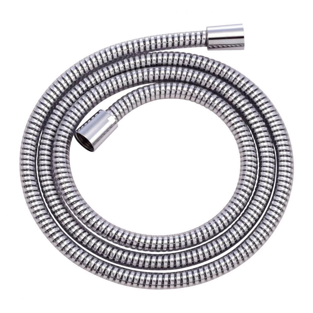 72'' Polymer M-Flex Shower Hose w/ Brass Conicals Chrome