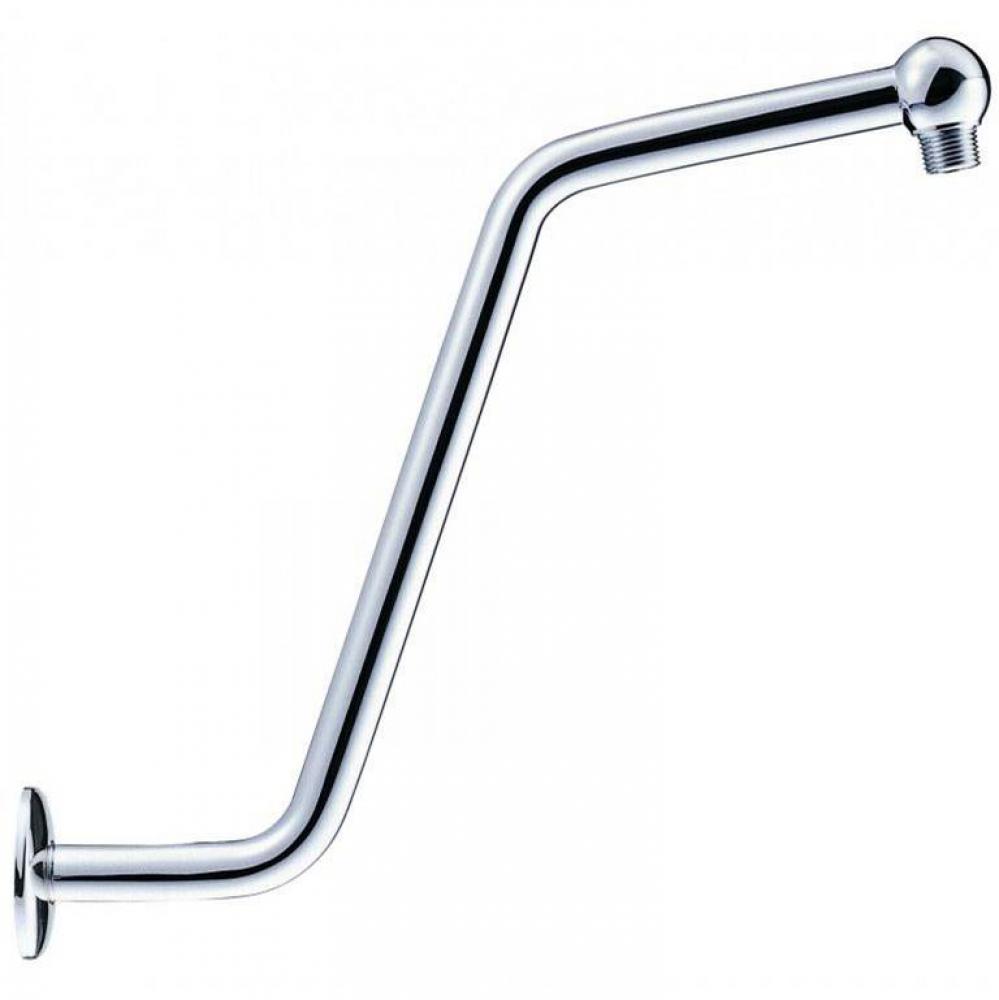 13'' S Shaped Showerarm w/ Escutcheon Chrome