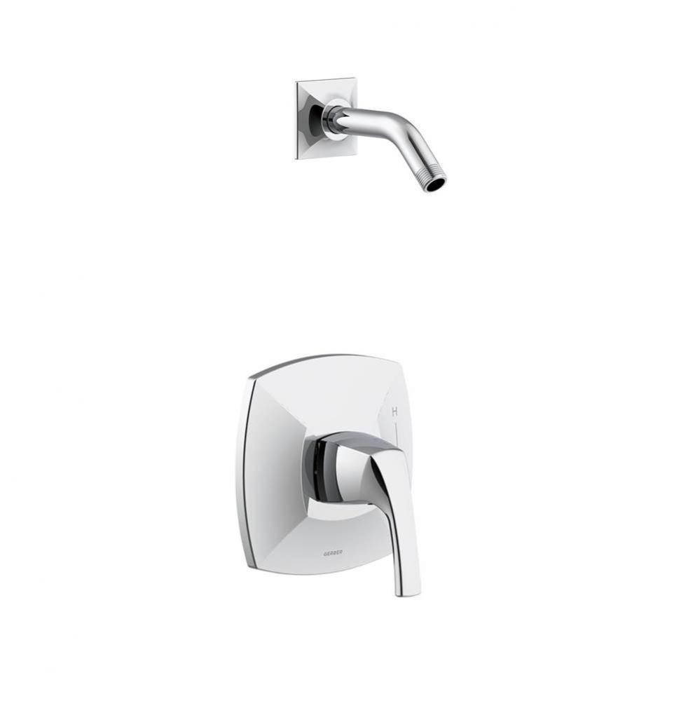 Vaughn 1H Shower Only Trim Kit & Treysta Cartridge Less Showerhead Chrome