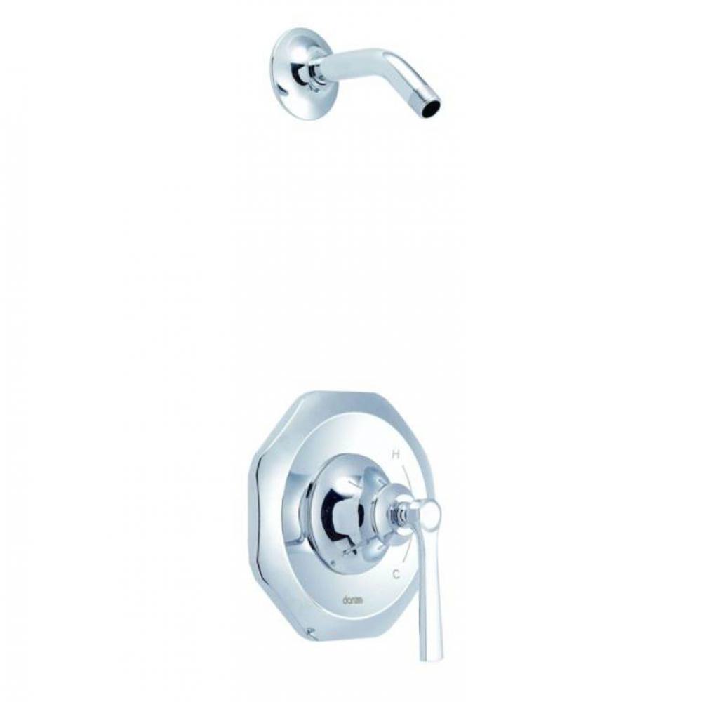 Draper 1H Shower Only Trim Kit & Treysta Cartridge Less Showerhead Chrome