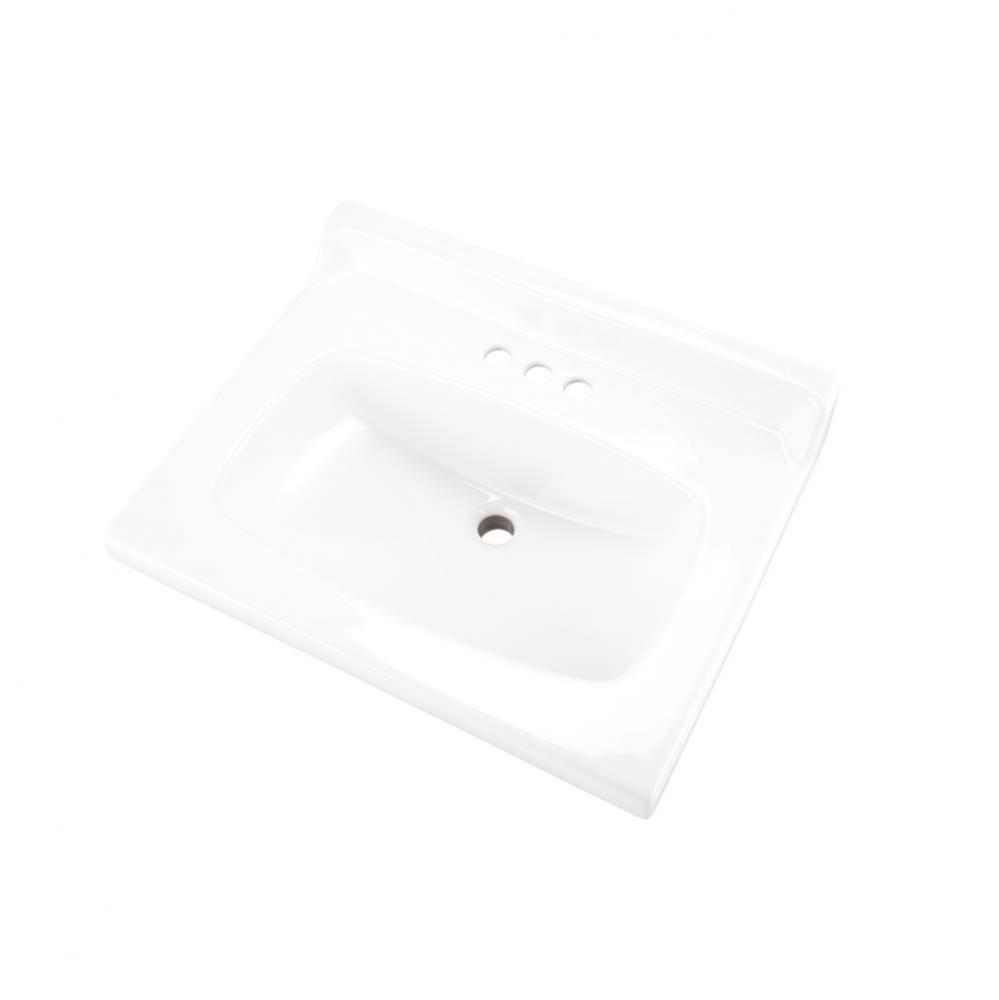 Marquis Vanity Top 25x19 4''CC White