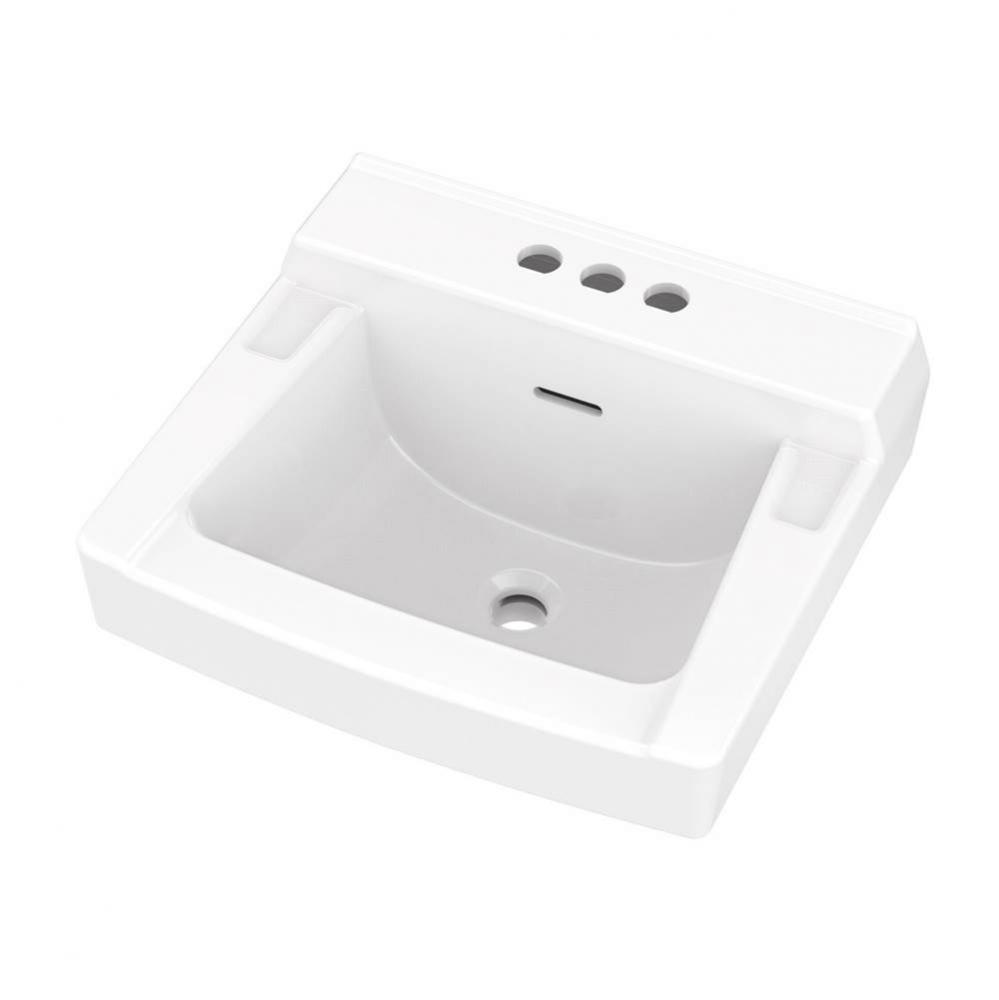 Plymouth Wall Hung Lav 19x17 4''CC White