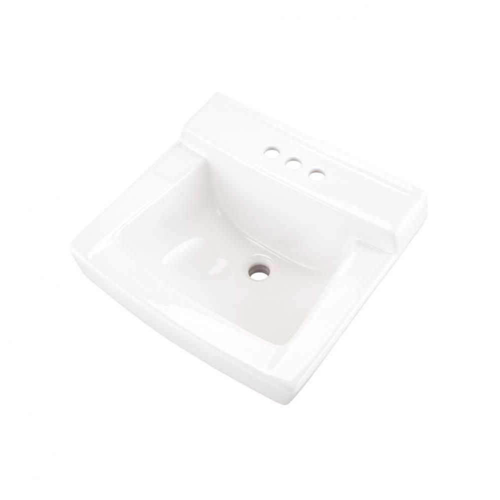 Hayes Wall Hung Lav 20x18 4''CC White