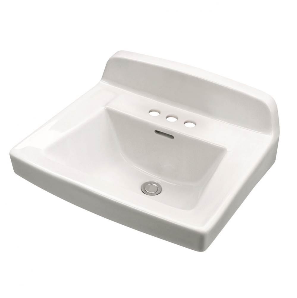 Monticello II Wall Hung Lav 20''x18'' 4''CC White