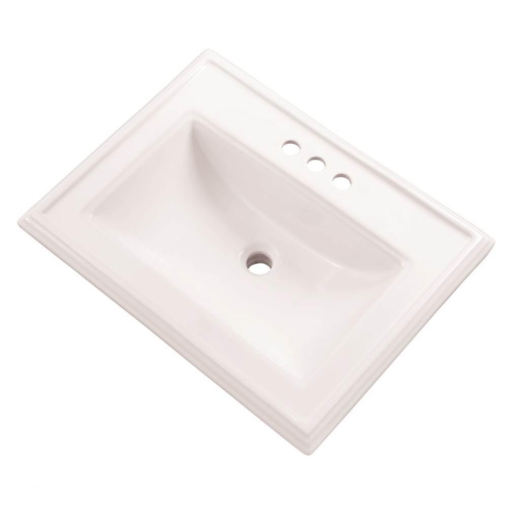 Logan Square S-Rim Lav 23.63''x18.13'' 4''CC White