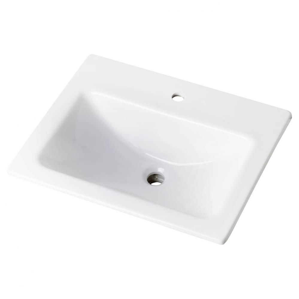 Wicker Park Countertop Lavatory 20-7/8''x17-3/4'' Rectangle with U-Shaped Basi