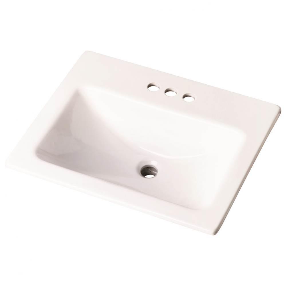 Wicker Park Countertop Lavatory 20-7/8''x17-3/4'' Rectangle with U-Shaped Basi