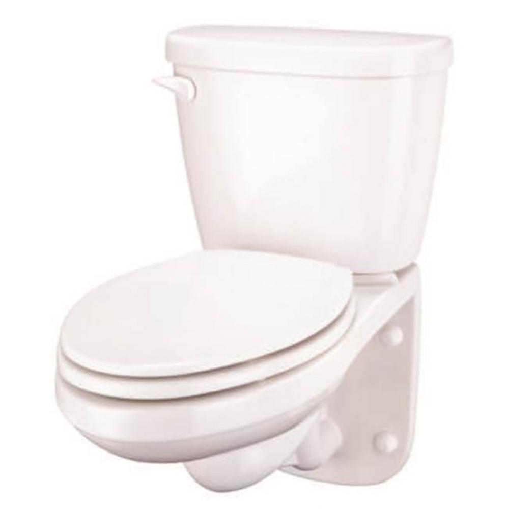 Maxwell 1.28gpf Wall Hung Back Outlet EL Combo: G0021970 Bowl w/ G0028970 Tank White