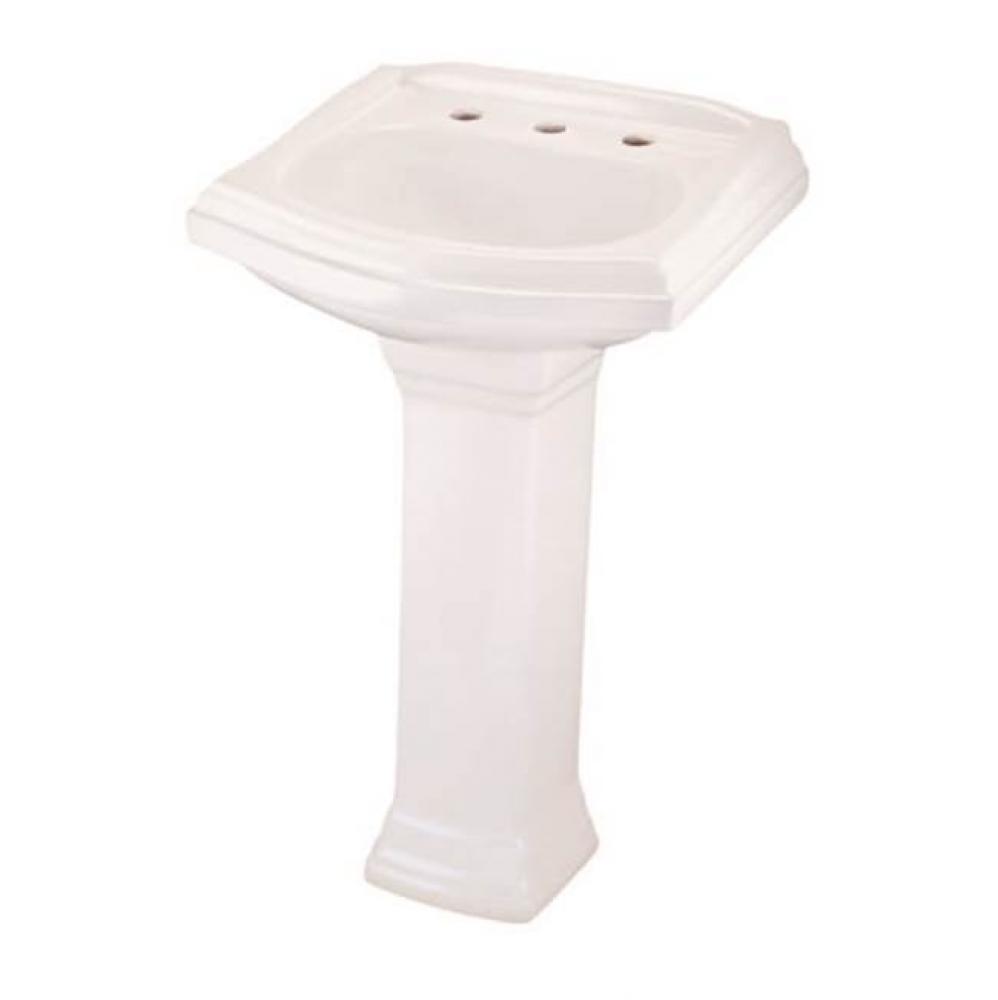 Allerton Petite 8''CC Petite Ped Lav Combo: G0012569 Lav w/ G0029843 Ped White