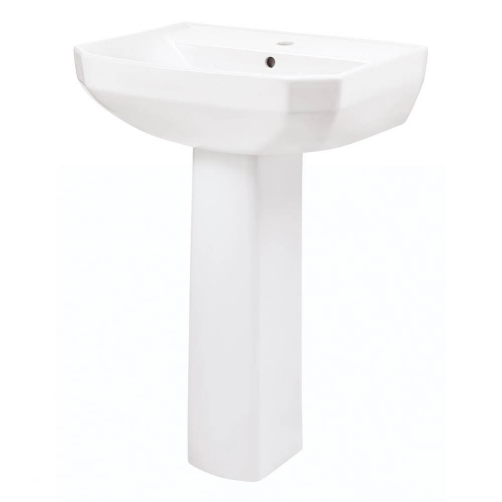 Viper Petite Single Hole Ped Lav Combo: G0013561 Lav w/ G0029834 Ped White