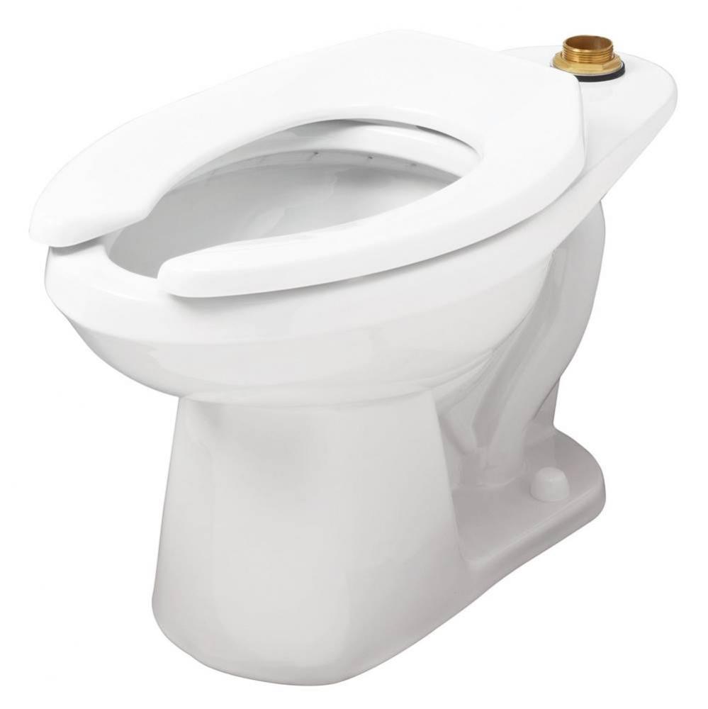 North Point 1.1/1.28/1.6gpf Elongated Floor Mounted Top Spud Bowl 10'' Rough-In White