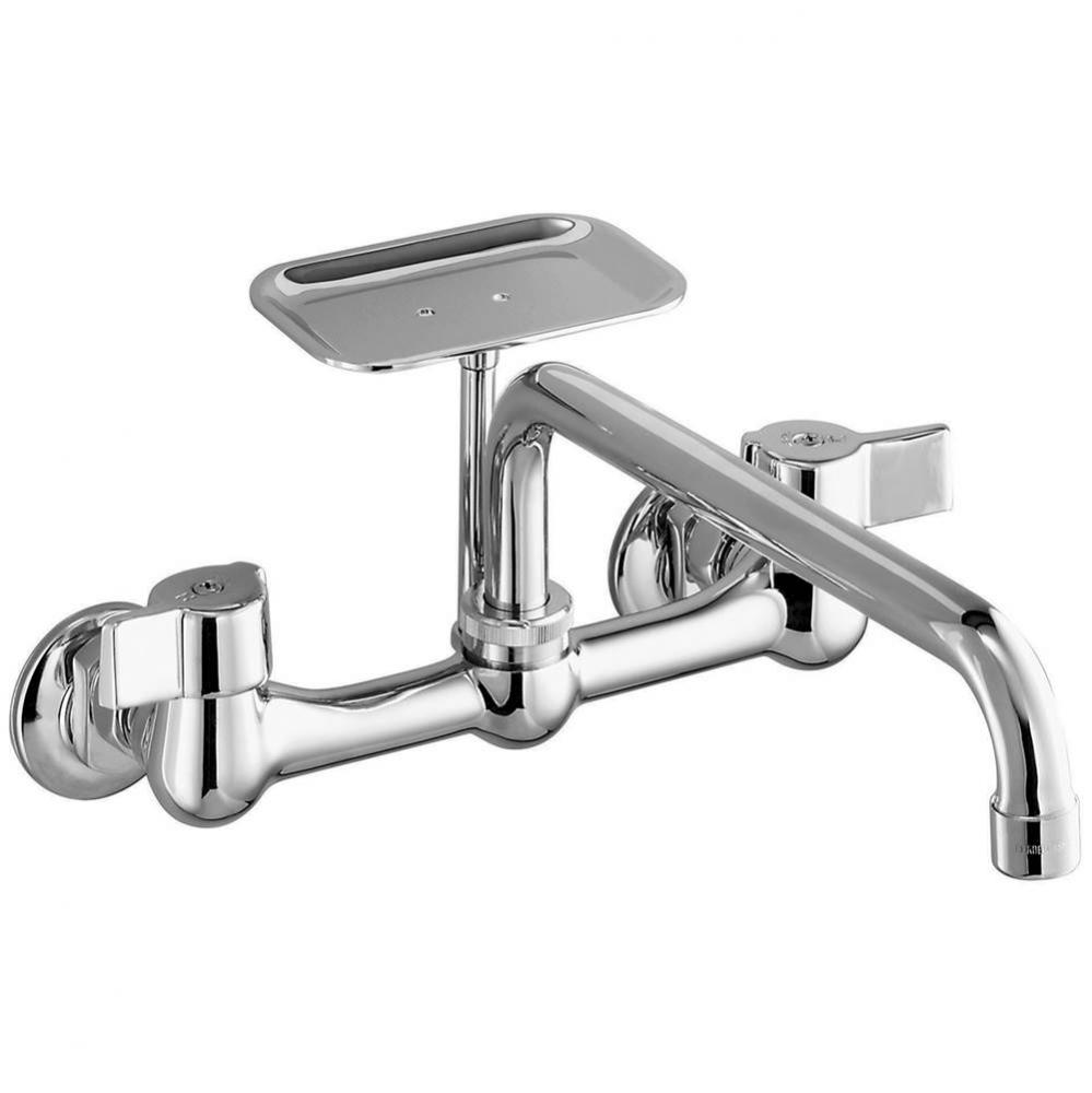 Gerber Classics 2H Wall Mount Kitchen Faucet w/ 8'' Spout 1.75gpm Chrome