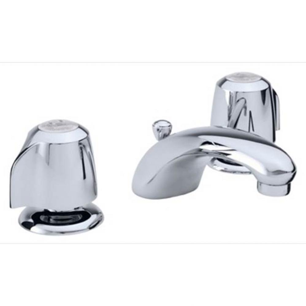 Gerber Classics 2H Lavatory Faucet w/ Metal Handles & Metal Pop-Up Drain 1.2gpm Chrome