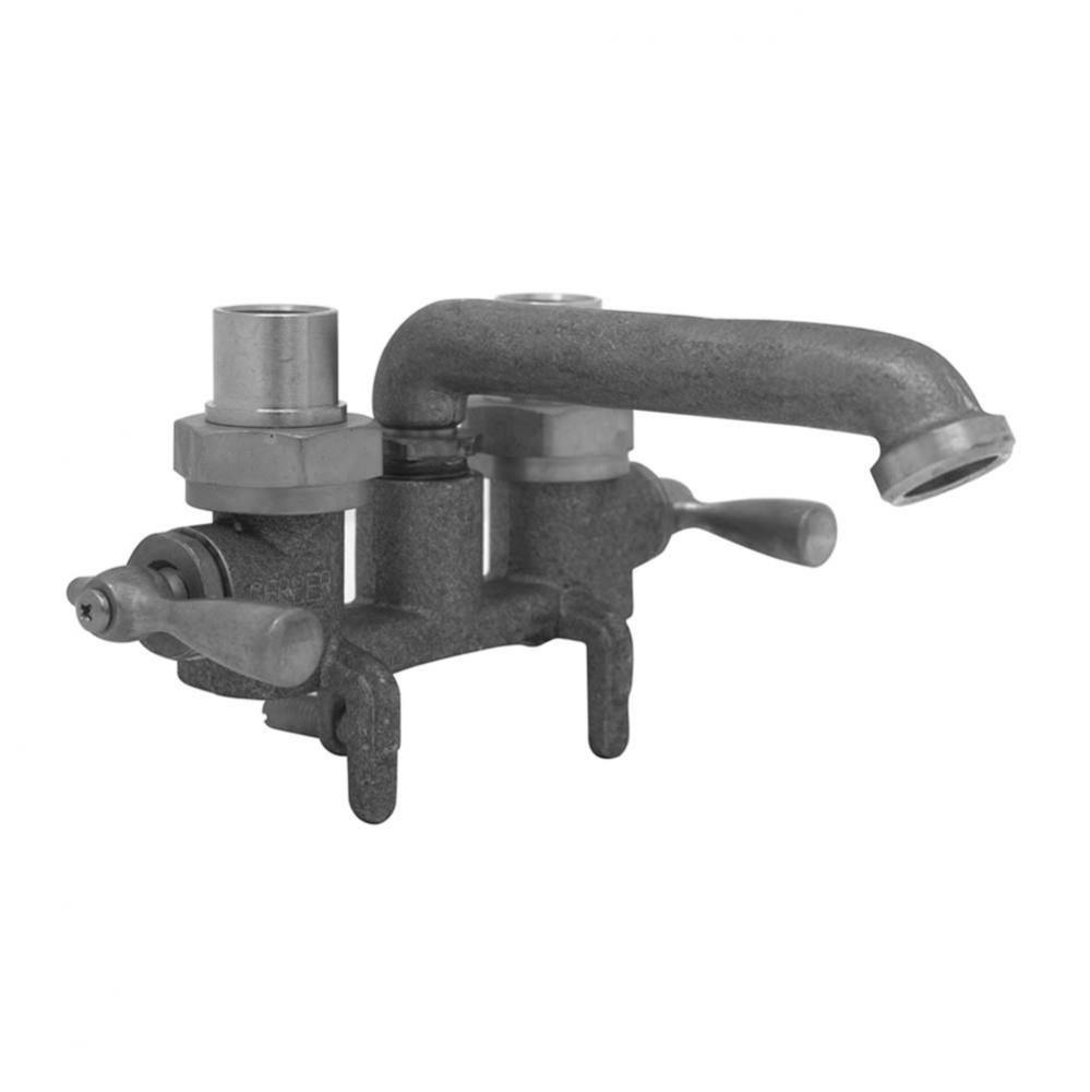 Gerber Classics 2H Clamp On Laundry Faucet w/ IPS/Sweat Connections -No Threads on Spout 2.2gpm Ro