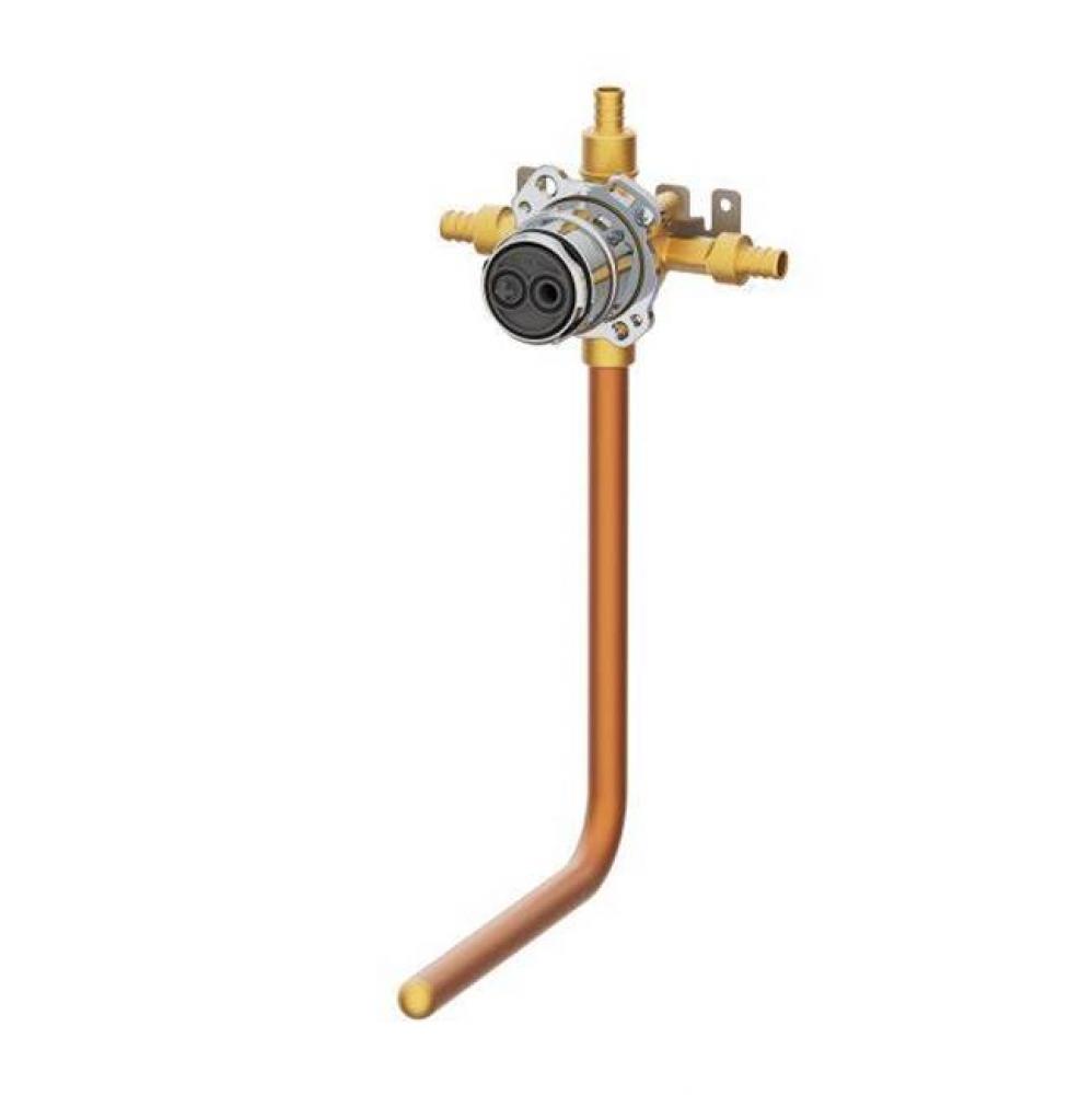 Treysta Tub & Shower Valve- Horizontal Inputs WITHOUT Stops WITH Stub-out - Cold Expansion Pex