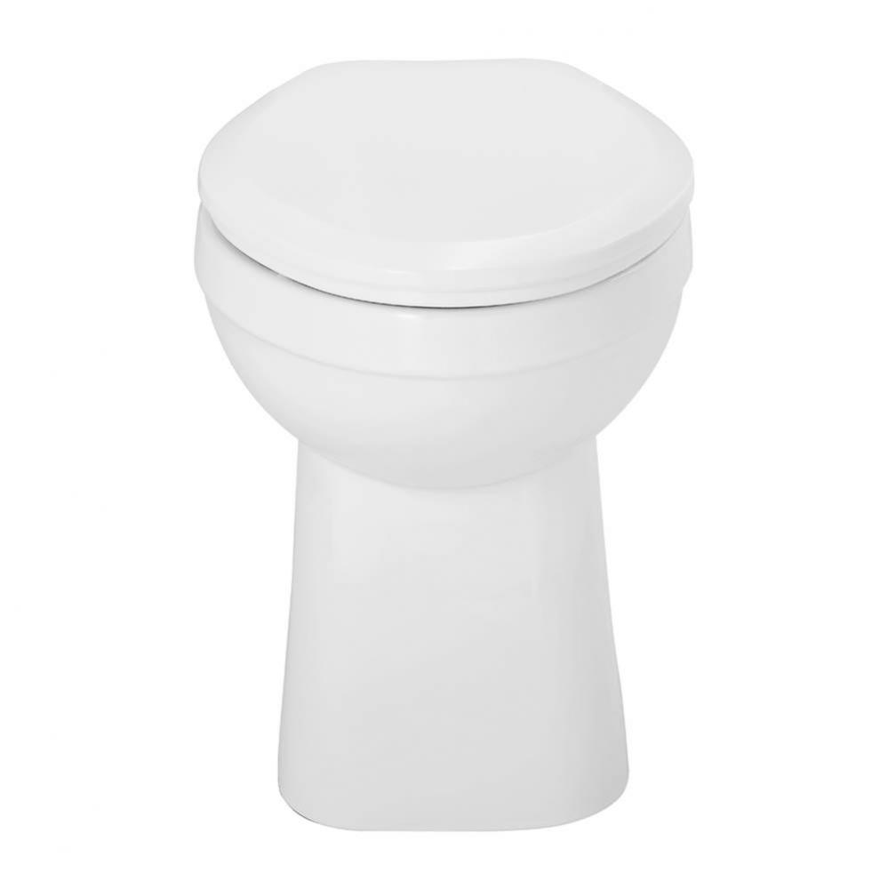 Elite 1.28/1.6gpf Simple CT ADA EL Toilet Bowl White