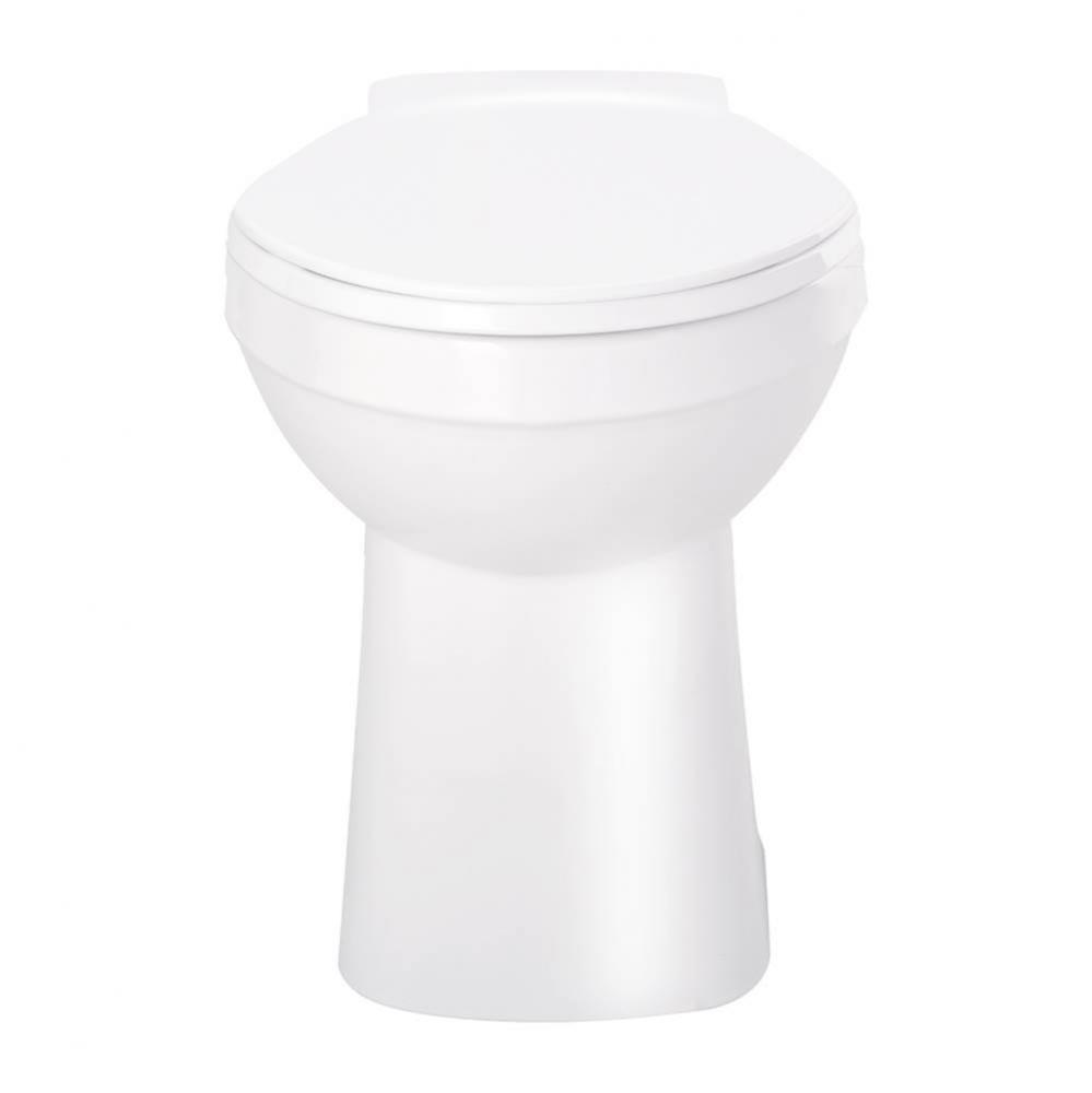 Elite 1.28/1.6gpf Simple CT ADA RF Toilet Bowl White
