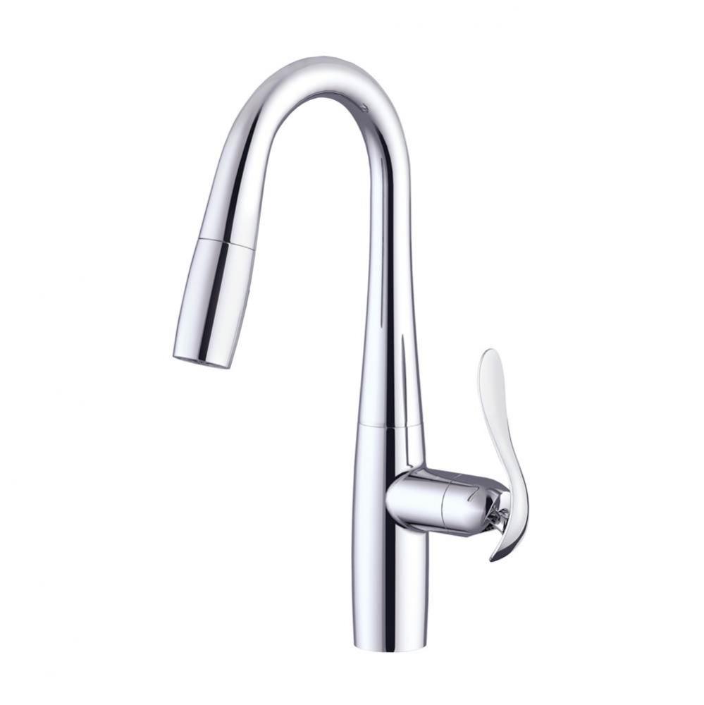 Selene 1H Pull-Down Prep Faucet w/ Snapback 1.75gpm Chrome