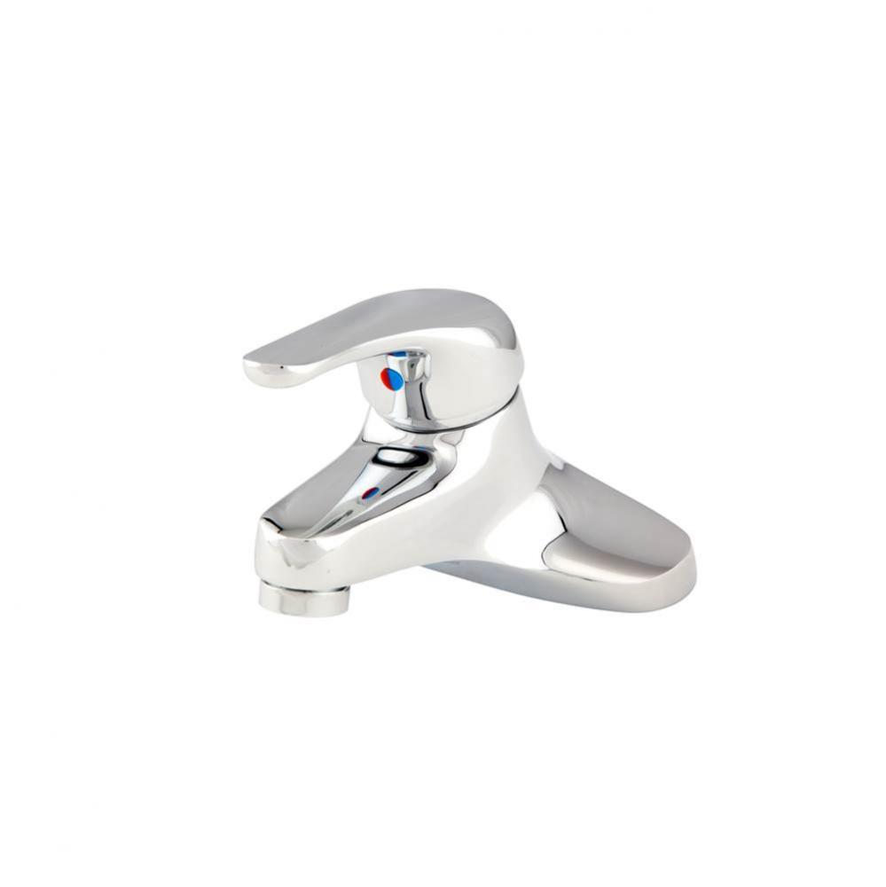 Commercial 1H Lavatory Faucet w/ Metal Pop-Up Drain 0.5gpm Chrome
