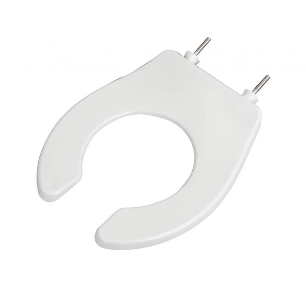 Round Front Commercial Toilet Seat for PeeWee GHE20601 White