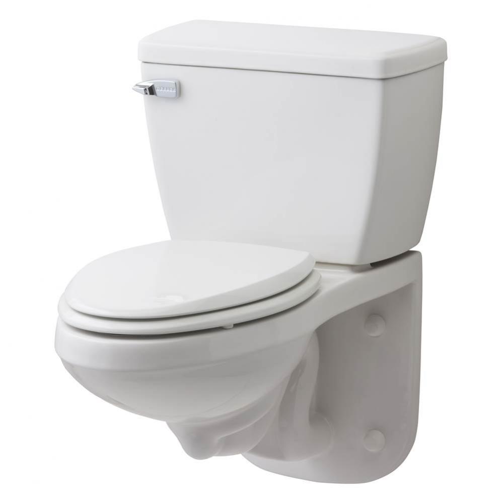 Ultra Flush 1.28Gpf Wall Hung El Combo: Ghe21370 Bowl W/ Ghe28370 Tank White