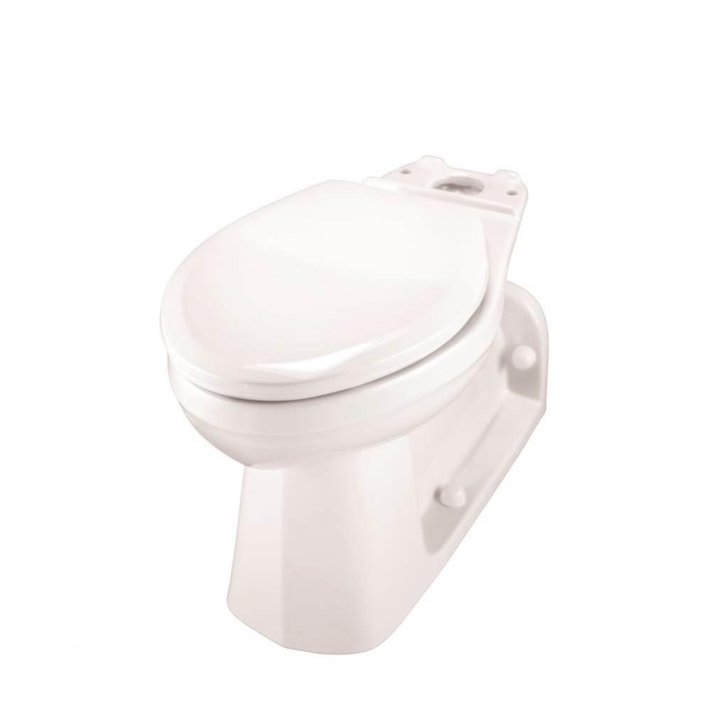 Ultra Flush 1.0/1.28/1.6gpf ADA Elongated Bowl Back Outlet White