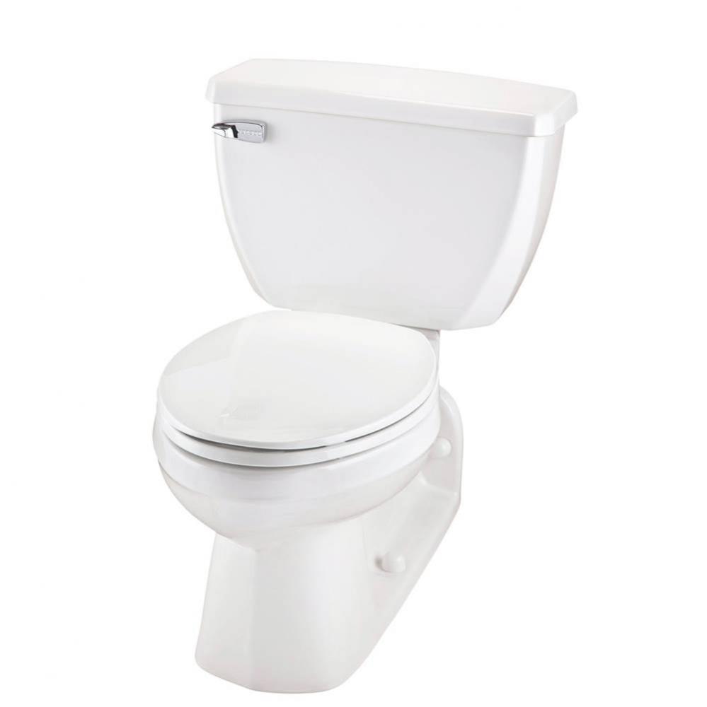 Ultra Flush 1.0gpf Floor Mount Back Outlet EL 12'' RI Combo: GUF21374 Bowl w/ GUF28380 T