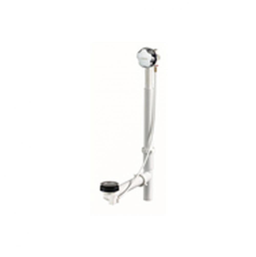 Gerber Classics PVC Pop-up Cable Drain for Standard Tub Brushed Nickel