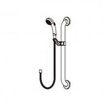 Gerber Plumbing G0044735 - Ada Compliant Grab Bar W/ 2 Function Handshower 2.5Gpm Chrome