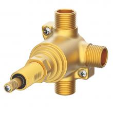Gerber Plumbing D130515BT - Single Handle 1/2'' 3-Port/2-Outlet Diverter Valve 3 Position Valve (Pause/Individual)