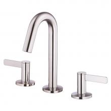 Gerber Plumbing D303130 - Amalfi Trim Line 2H Widespread Lavatory Faucet w/ Metal Touch Down Drain 1.2gpm Chrome