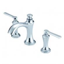 Gerber Plumbing D304128 - Draper 2H Widespread Lavatory Faucet w/ Metal Pop-Up Drain 1.2gpm Chrome