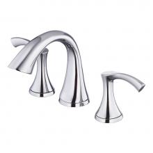 Gerber Plumbing D304222 - Antioch 2H Widespread Lavatory Faucet w/ Metal Touch Down Drain 1.2gpm Chrome