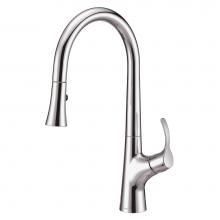 Gerber Plumbing D454422 - Antioch 1H Pull-Down Kitchen Faucet w/ Snapback 1.75gpm Chrome