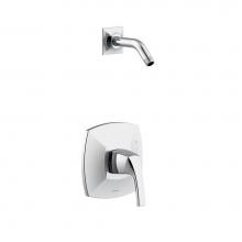 Gerber Plumbing D500518LSTC - Vaughn 1H Shower Only Trim Kit & Treysta Cartridge Less Showerhead Chrome