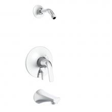 Gerber Plumbing D500534LSTC - Lemora 1H Shower Only Trim Kit & Treysta Cartridge Less Showerhead Chrome