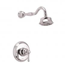 Gerber Plumbing D501557TC - Opulence 1H Shower Only Trim Kit & Treysta Cartridge w/ 5 Function Showerhead 1.75gpm Chrome