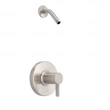 Gerber Plumbing D520530LSBNTC - Amalfi 1H Shower Only Trim Kit & Treysta Cartridge Less Showerhead Brushed Nickel