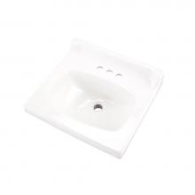 Gerber Plumbing G0012224 - Marquis Vanity Top 19x17 4''CC White