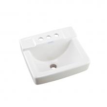 Gerber Plumbing G0012354 - West Point Wall Hung Lav 14x12 4''CC White