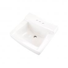 Gerber Plumbing G0012384 - Hayes Wall Hung Lav 20x18 4''CC White