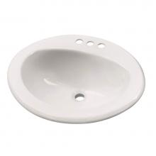 Gerber Plumbing G0012844 - Luxoval S-Rim Lav 20x17 4''CC White