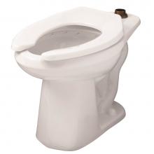 Gerber Plumbing G0025733 - North Point 1.28/1.6gpf ADA Elongated Floor Mounted Top Spud Bowl 10'' Rough-In White