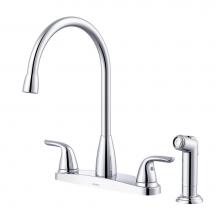 Gerber Plumbing G0040167 - Viper 2H High Arc Kitchen Faucet w/ Spray 1.75gpm Chrome