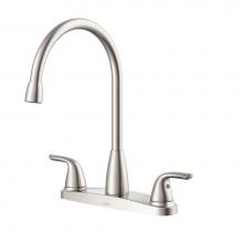 Gerber Plumbing G0040168SS - Viper 2H High Arc Kitchen Faucet w/out Spray 1.75gpm Stainless Steel