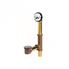 Gerber Plumbing G004180591 - Gerber Classics Pop-up Fit-all 20 Gauge Drain for Standard Tub with Brass Nuts Chrome